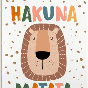 HAKUNA MATATA Wood Wall Decor / BRAND NEW